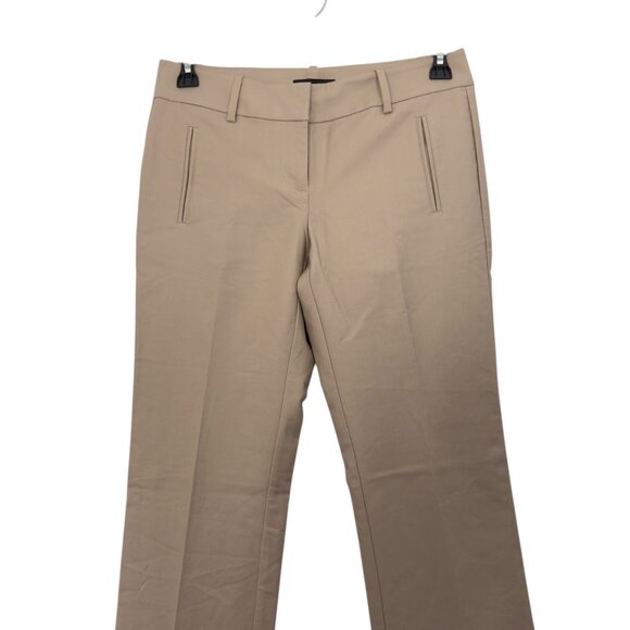 Ann Taylor Beige Womens Dress Pants Size 4 Cotton/Spandex Blend With Pockets - Picture 10 of 11